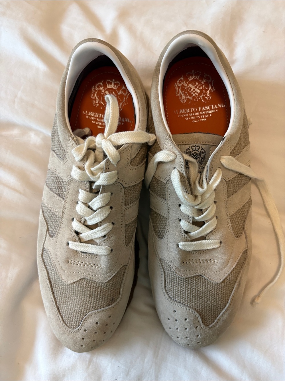 Women’s Alberto Fasciani  Suede Sneakers sz 41